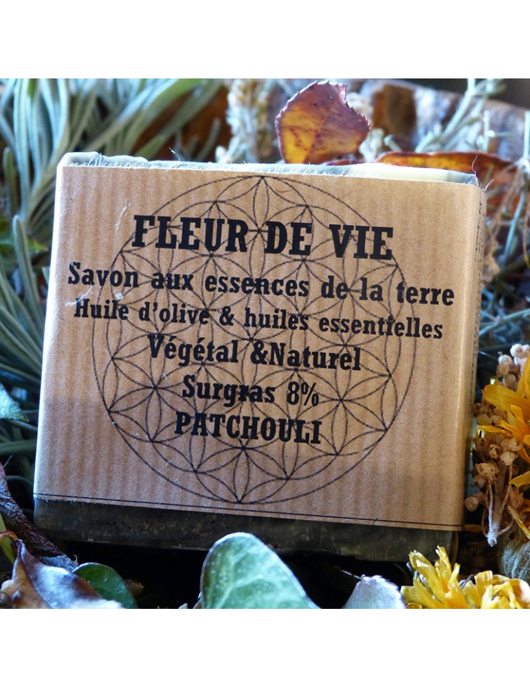 Savon végétal huile essentielle de patchouli